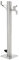 vidaXL Colonne à Eau de Jardin Ronde Acier Inoxydable 65 cm Système d'Arrosage