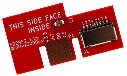 Deal4GO SD2SP2 Micro SD Card Adapter 1.2A SDLoader Mod for Nintendo Gamecube NGC Serial Port 2 MicroSD Card Adapter (3rd Party)