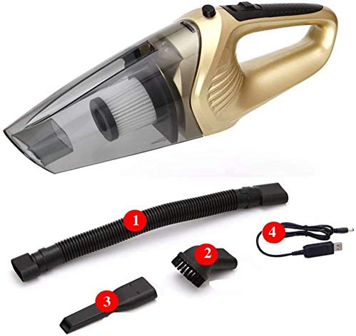 WSJYP Aspirateur à Main sans Fil,Nettoyage Maison et de Voiture,Forte Aspiration Humide et Sec,aspirateur de Voiture pour Poils d'animaux