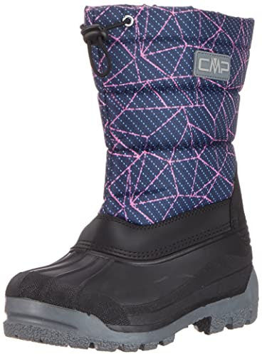 CMP Mixte enfant Kids Sneewy Snowboots Chaussures de marche, B Blue Fucsia, 36 EU