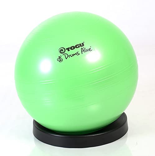 TOGU Original Drums Alive Ball Fitnessball 75 cm, Gymnastikball mit Ballschale (je 5 Stück)