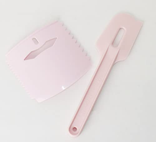 Tupperware Teigschaber Clou Rosa + Teigschaber für Kinder Teigspachtel + Kugelschreiber metallic grün