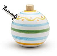 CERAMICHE VIVA ITALY SINCE 1998 Huilier en céramique à billes (roches horizontales) Peint à la main