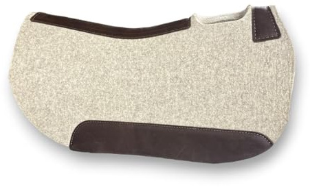 5 Star Equine Round Skirt Saddle Pads 1/2 inch Natural Color Size 30 x 28