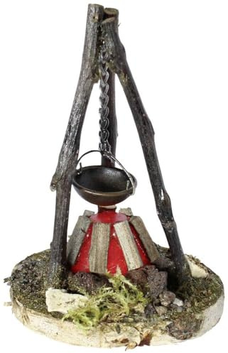 Kahlert Licht Miniatur-Kamin mit Flackerlicht-LED und Timerfunktion, transparent, modern minimalistisch, 13cm, Acrylnitril-Butadien-Styrol (ABS)
