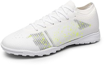 DREAM PAIRS Herren Fußballschuhe Hallenschuhe Fußballspiel Training Sportschuhe,Size 39,Weiss,SDSS2404M-E