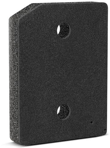Inwee 9164761 filter för Miele T1-serie värmepumpstork, torktumlarsvampfilter ersättningsfilter, torktumlare basfilter, svampfilter filtermatta, fin/grov 210 x 158 x 32 mm torktumlare sockelfilter