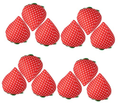 Lurrose 4 Sätze Nadelkissen Nähen Nähmaschine Nähwerkzeug Pin Kissen Stickerei Warenkorb Anzeigen Nadelkissen Für Den Täglichen Gebrauch Kleines Nadelkissen Baumwolle Rot 3 Stück * 4