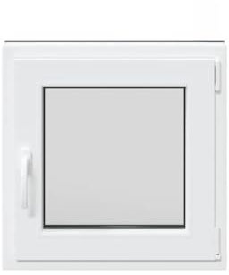 vidaXL Basement Window RISOR 50x50 cm Tilt&Turn DIN Right Anthracite