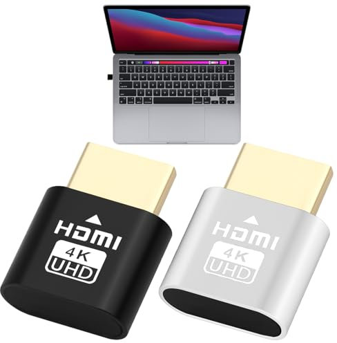 Confezione da 2 stick HDMI wireless 4K, adattatore mirroring per TV/PC/cellulare, ricevitore multimediale intelligente Plug & Play, accesso a tutti i canali, dispositivo di colata ultra HD