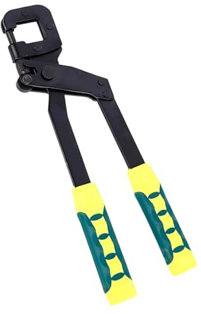 Pinze per punzonatura per fori resistenti senza rivetti con manico antiscivolo in metallo strumento di crimpatura per borchie in metallo Installazione punzonatura Pinze per canali a parete