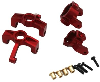 Accessori RC Per FMS Per Rochobby 1941MB Willis Climber 1/6 Coppa Sterzo In Metallo C Per Sedile RC Car Accessori Di Aggiornamento Sostituisci Parti Modificate(Red)
