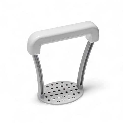 3 PAGEN Schiacciapatate con manico antiscivolo – perfetto per purè di patate cremose senza sforzo – schiacciapatate – stabile, durevole e facile da pulire, 100% plastica – Masher per patate