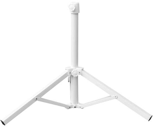 DOITOOL Pied de Parasol de Jardin Triangulaire en Fer Robuste, Base Stable pour Parasol de Terrasse et Plage, Support Pliable Portable pour Jardin, Camping et Extérieur, Support