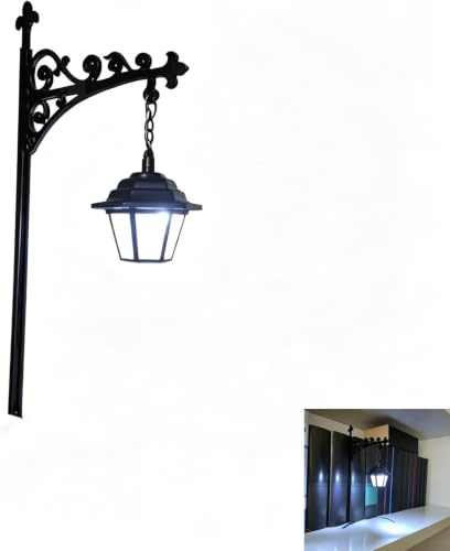 Lampada LED Rustica in Legno per Libreria, Lanterna Vintage, Luce Notturna Decorativa per Libreria e Angolo Lettura, Illuminazione Ornamentale per Studio, Camera da Letto, Decorazione per la Casa