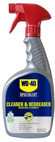 WD-40 Specialist Cleaner & Degreaser, Multi-Surface Cleaning Solution, Great for cleaning grills and grill parts, 32 OZ [Non-Aerosol Trigger]