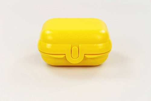 TUPPERWARE To Go Mini-Twin gelb Brotdose Größe 1 Kindi Schule Obstdose