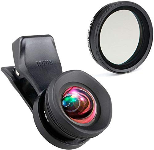 SIRUI Objectif Grand Angle 18-WA2+18-WA2-CPL 18 mm avec Filtre polarisant pour Smartphones