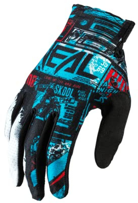 O'NEAL | Fahrrad- & Motocross-Handschuhe | MX MTB DH FR Downhill Freeride | Langlebige, flexible Materialien, belüftete Handoberseite | Matrix Glove | Erwachsene | Schwarz Blau | Größe M