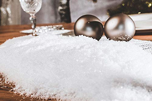 Riffelmacher Bio-Schnee fein | weiß | Dekoschnee für Weihnachten (1 Liter)