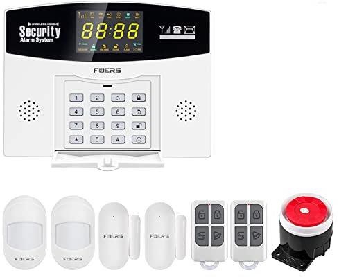 SXA Sistema di Allarme di Sicurezza, Kit Sensore di Rilevamento del Sistema di Allarme 4G+gsm Wireless Antifurto Domestico gsm Telecomando per La Sicurezza della Casa,B