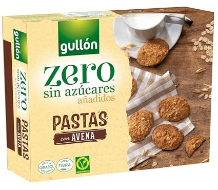 Gullón Pastas Avena Zero sin Azúcares, 300g