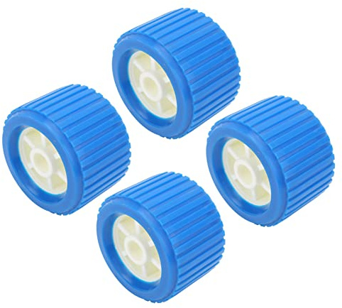 Pwshymi Rouleau d'oscillation nervuré, Rouleau d'oscillation de remorque précis de 75 mm de Large résistant aux Hautes températures pour Yachts