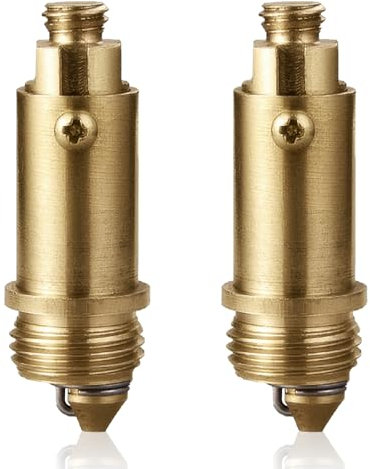 2 Piezas Perno Válvula de Desagüe, Desagüe de Lavabo Tornillo de Tapón, Fregaderos Pop Up Válvulas de Latón, Válvula Pop-Up de Cobre Pop-up, Tapon Lavabo Click Clack, Válvula para Lavabo Clic Clac