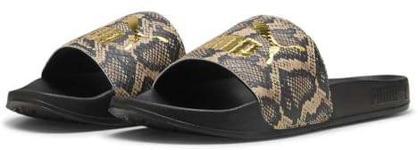 PUMA - LEADCAT 2.0 SNAKE CHIC, Sandalias deslizantes Femenino, PUMA BLACK-PUMA AGED SILVER,