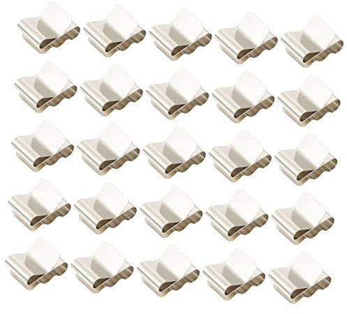 ROMISBABA 50stücke Pack Kabelklemmen Für Solarmodule Kabelclips Für Solarkabel Federklammern Für Kabelmanagement Kompatibel Mit Photovoltaik-kabeln Einfache Installation Und Demontage Für So