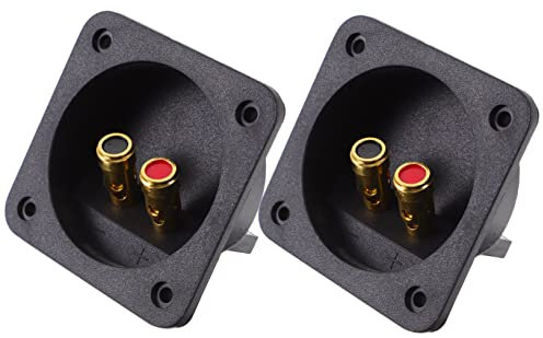 UKCOCO 2pezzi Connettore Per Altoparlanti Morsettiera Per Casse Acustiche e Subwoofer Con Design Adattabile