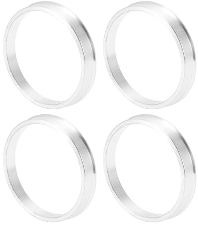 INFINAUTO Anelli Centrici Mozzo Ruota Ammortizzante OD 65.1mm ID 58.1mm | Diametro Interno 58.1mm, Diametro Esterno 65.1mm, Spessore 10mm, Riduce Vibrazioni, Usura, Rumore, Installazione Diretta