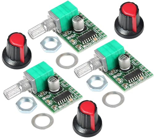 Gebildet Mini 3W + 3W DC 5 V Audioverstärker, praktisches digitales Power Amp Modulboard, Dual Channel PAM8403 Stereo Verstärker mit Potentiometer für tragbare Heimwerker