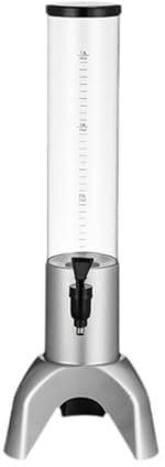 FLCPJGV Dispensador de Cerveza Mimosa para Al Aire Libre con Gran Capacidad, Plata, 1.5l