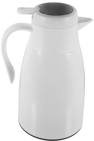 MUCKLILY Bottiglia Termica Bollitore per Mantenere Caldo Isolante d Acqua Vetro Rivestimento Capacità Grande Caffettiera