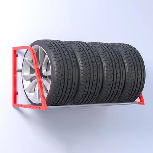 Estantería Grande para neumáticos de Repuesto de Coche, Ideal para RV, Remolque, Nieve, Invierno y SUV. Soporte para Llantas de Garaje, para neumáticos de Temporada, con Capacidad de 200 LB