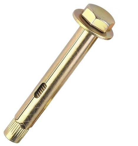 DAIRYCOF 8PCS M10×150mm Hex Sleeve Outer Expansion Anchor Bolts-Heavy Duty Concrete Anchor Screws with Washers for Concrete, Brick, Masonry Walls