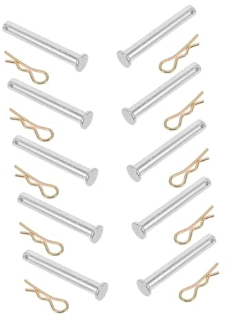 SAFIGLE Scaffolding Coupling Pin with Clip Heavy-Duty Locking Insert for Stable Scaffold Pole Fittings Easy Installation for Builders and Workshop Accessories