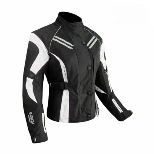 Genérico Chaqueta de Moto para Mujer, ST 840 RXT, 3 Capas, Textil, Impermeable, 4 Estaciones
