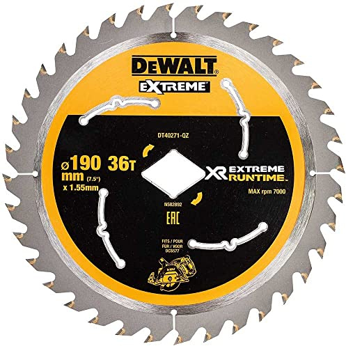 DEWALT DT40271 190mm 36 Tooth Diamond Bore Blade for Dcsdcs577