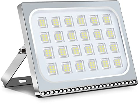 Viugreum LED Strahler Außen 150W 12000 Lumen 6500k Kaltes Weiß LED Fluter Außenstrahler Super Bright IP67 Scheinwerfe LED Flutlicht Außenleuchte Gartentrahler