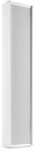 Power Dynamics OCS5 - Colonne de Son Blanche, 50W, Parfaite pour Une Installation en Intérieur ou en Extérieur, Résistante aux Intempéries, Livrée avec Étrier de Montage et Câble