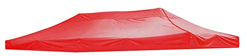 hdfj12142 Gazebo Oxford da Giardino 3x4,5 m per Giardini Tenda da Giardino Impermeabile per tendone da Giardino e Riparo da Campeggio (Solo in Alto)-Rosso