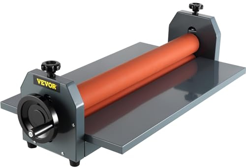 VEVOR Machine à Plastifier à Froid Manuel, Laminateur manuel à froid 1000 MM, Vinyle Photo Film Plastifieuse, Quatre Pieds en Caoutchoucs Antidérapants, pour Protéger le Papier les Documents et Photos