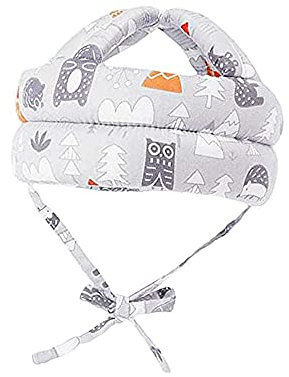 Baby Schutzhelm, 360° Anti-Kollision Kopfschutzkappe Kopfschutz-Kissen mit Verstellbaren Riemen Atmungsaktiv Babyhelm Sicherheits Schutz Mütze für Säugling Kleinkind Kinder Laufen Lernen