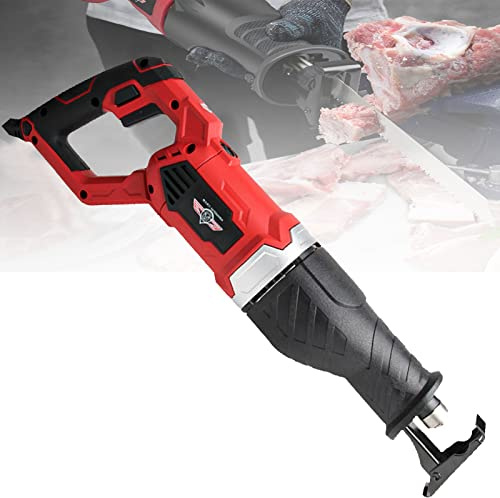 Bone Saw Macchina Commerciale Elettrico 900W/1300W Sega Ossa da Macellaio Segaossa Professionale per Tagliare Ossa, Metallo, Legno, Plastica Red-1300W