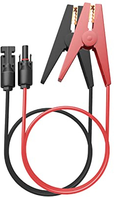 BLUETTI CLIP - Tragbarer Solarstromgenerator für BLUETTI EP500Pro, Aufladung über 12V/24V Blei-Säure-Batterie, ideal für Camping und Zuhause