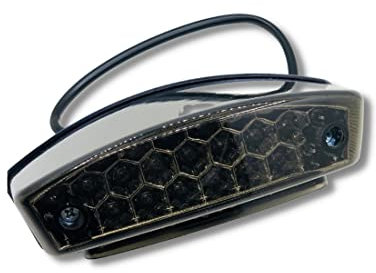 1PC Smoke Lens Universale Moto Posteriore Luce Freno 21 LED Moto Targa Fanale Posteriore Per Ducati Monster M400 M750 M900 M1000 620 695 800 S2R S4R Vespa