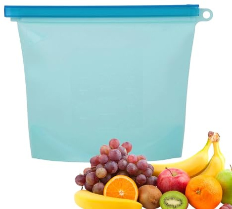 Sacs de stockage alimentaire en silicone | Sacs de congélation réutilisables en silicone de 100 ml | Sacs de rangement réutilisables en silicone transparent pour la maison