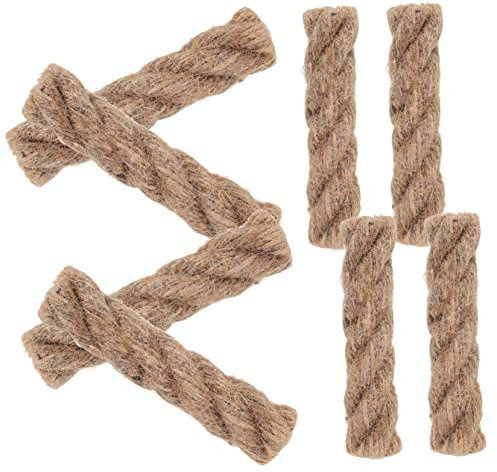 KITANDOVE 8-pack Outdoor Fire Rope Starter Fat Ropes for Camping Quick Fire Lighter Survival Tool